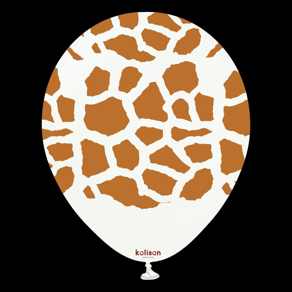 Safari Animal Print Balloon Set, Kalisan 12 Inch Latex Balloons, Wild One Birthday, Jungle Baby Shower Party Decorations
