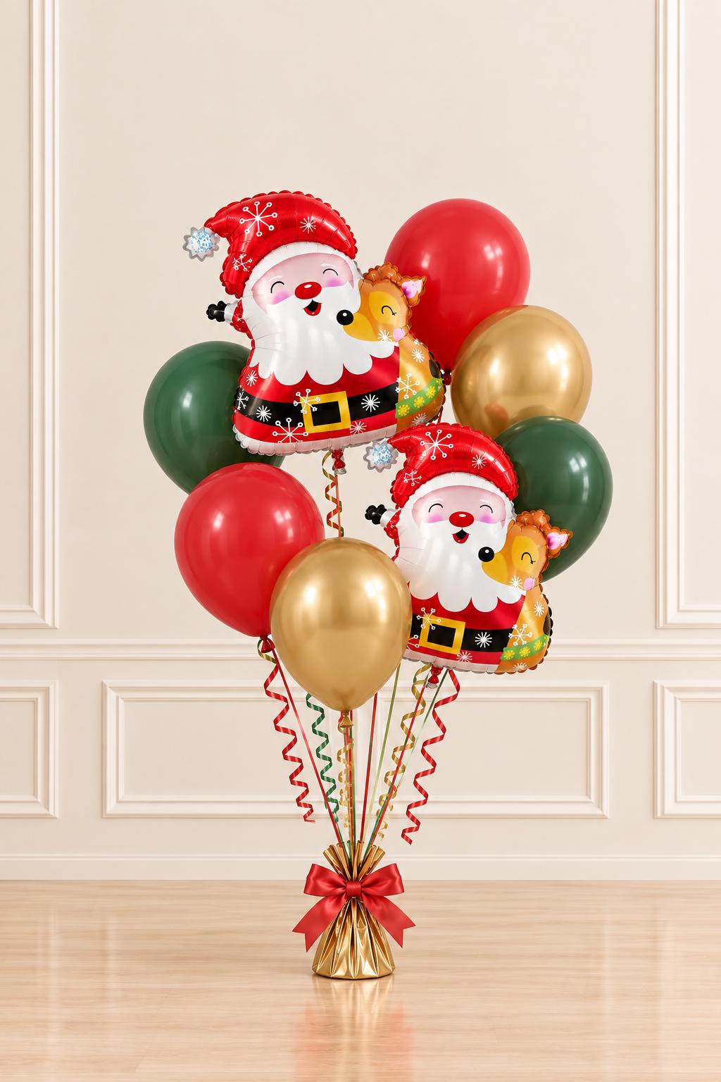 Santa Reindeer Christmas Party Decor