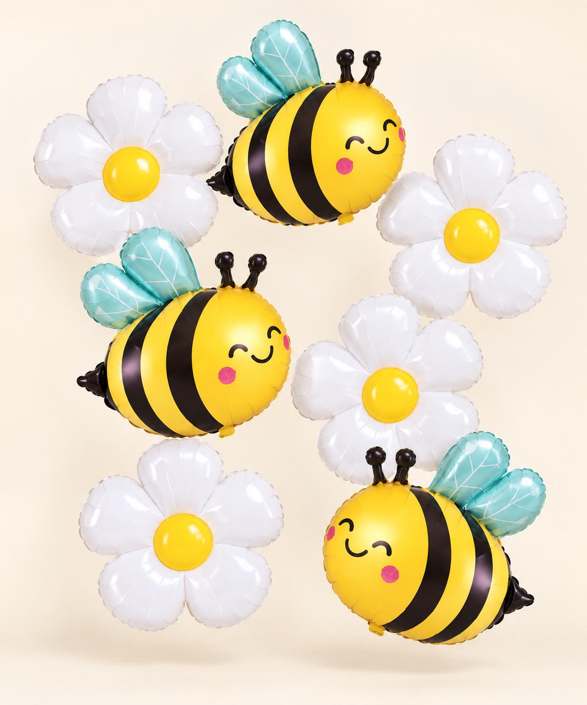 Bee and Daisy Foil Balloon Set | Spring Party Decor — Etsy 2026-10-06