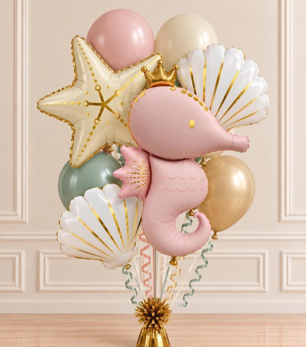 Mermaid Balloon Kit, Seahorse Party Decor, Under the Sea Birthday Set, Ocean Theme Decorations, Baby Shower Girl Setup, Pastel Balloon Bundl — Etsy 2026-10-06