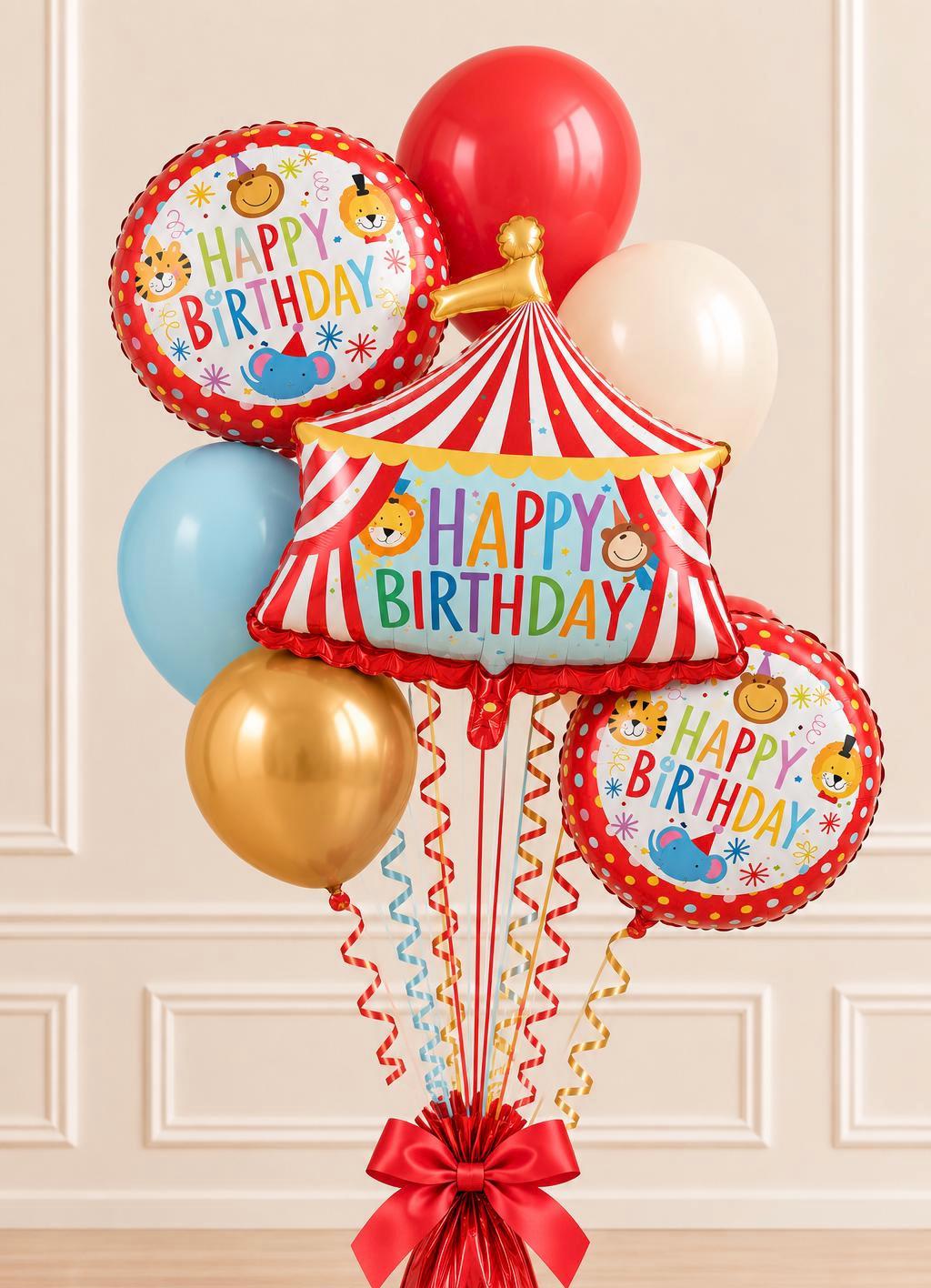 Circus Birthday Balloon Set | Happy Birthday Foil Balloons | Carnival Theme Party Decor | Kids Birthday Decorations — Etsy 2026-10-06