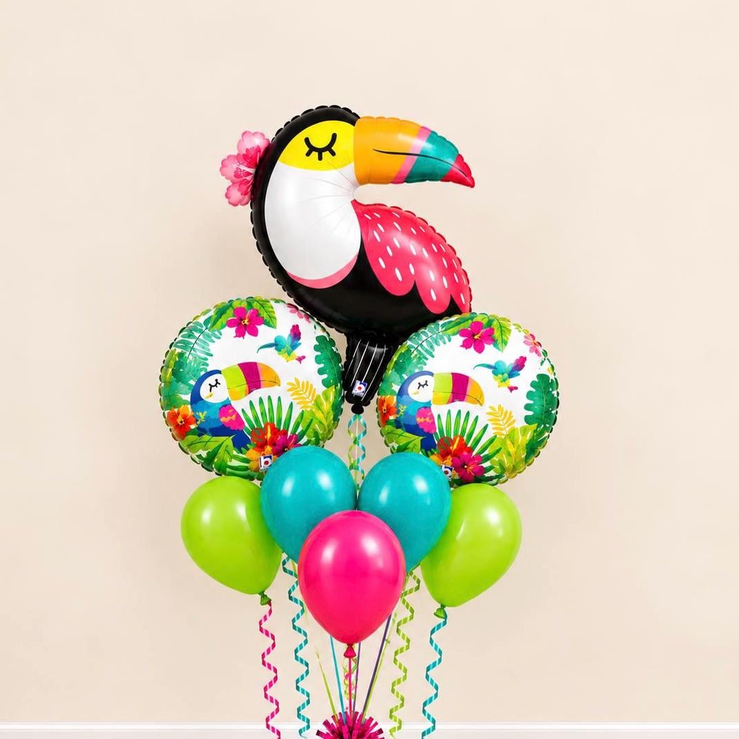 Tropical Toucan Balloon Bouquet | Jungle Birthday Balloons | Colorful Bird Party Decor | Tropical Birthday Balloon Set — Etsy 2026-10-06